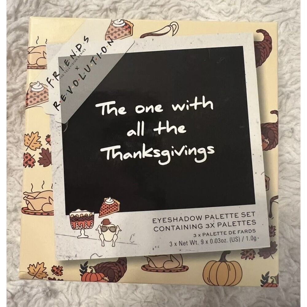 Makeup Revolution X Friends The One With All The Thanksgivings Eye Shadow Trio - Picture 1 of 2